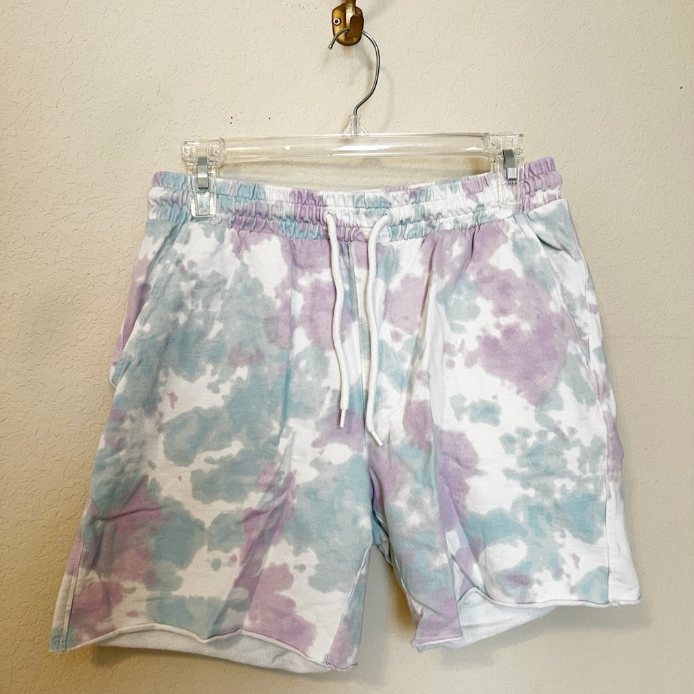 Original Use Pastel Tie-Dye sweat shorts